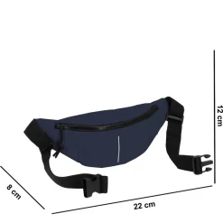 New Rebels ® Mart - Wasserabweisend - Bauchtasche - Marineblau