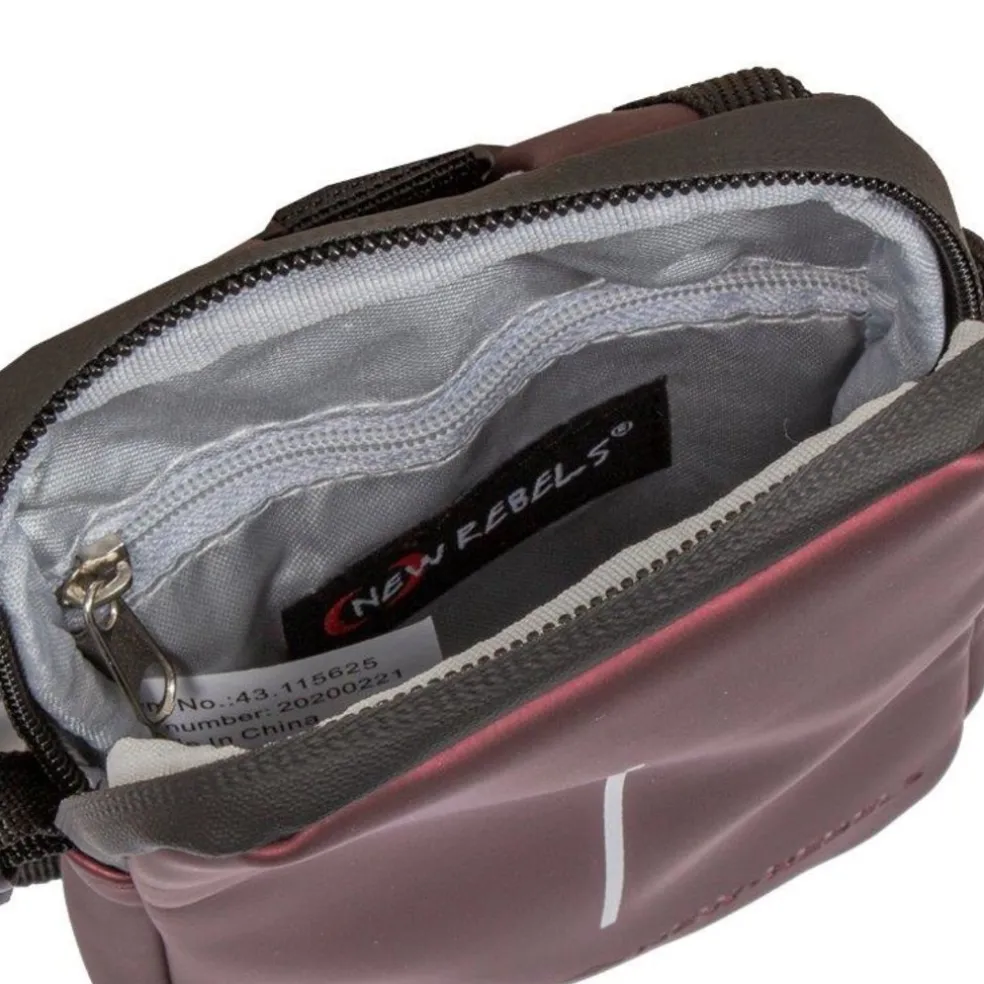 New Rebels ® Mart - Wasserabweisend - Handytasche - Burgundy