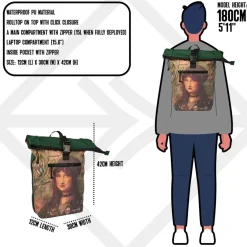 New Rebels - Mart Art  Rucksack 21L Mona Lisa Wasserabweisend