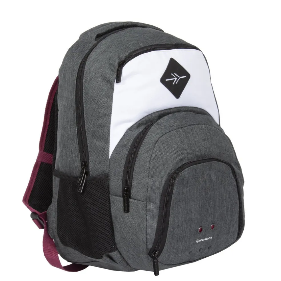 New Rebels ® Morris 3 Laptop Tasche Weiß 2 Tone 31X19X46Cm
