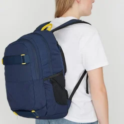New Rebels - Otis - Stanford Rucksack 20L - Duotone - strapazierfähiges wasserabweisendes Polyester - 15.6“ Laptop - Navy blau