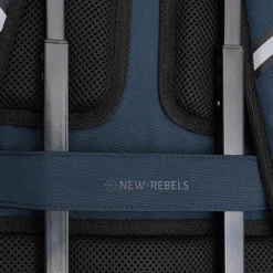New Rebels - Otis - Stanford Rucksack 20L - Duotone - strapazierfähiges wasserabweisendes Polyester - 15.6“ Laptop - Navy blau