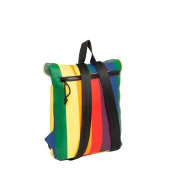 New Rebels ® Rainbow Rolltop Rucksack Mini 27X8X33Cm - Rainbow