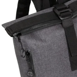 New Rebels ® Rolltop - Rucksack - Wasserdicht - Grau - 7 Liter - Rucksack - Grau