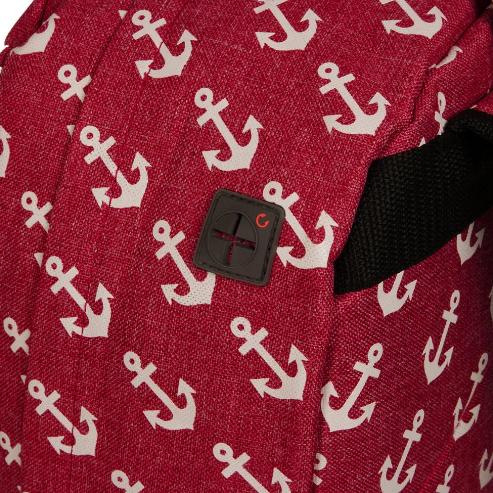 New Rebels ® Sealife Rucksack Burgundy