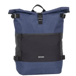 New Rebels ® Solar - Rucksack - Rolltop - Schattenblau20L  - Wasserabweisend