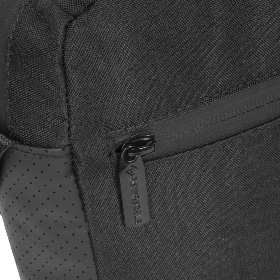 New Rebels ® Solar - Umhängetasche - Polyester - Schwarz