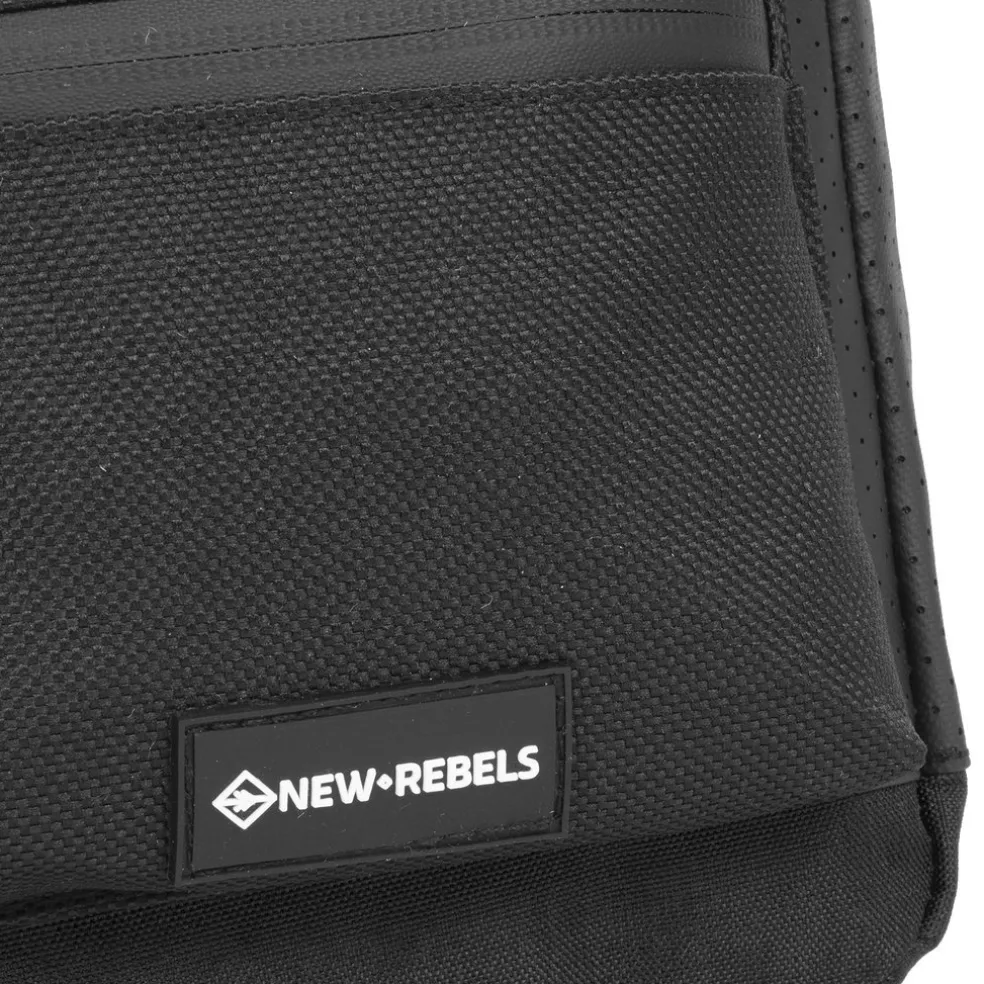 New Rebels ® Solar - Umhängetasche - Polyester - Schwarz