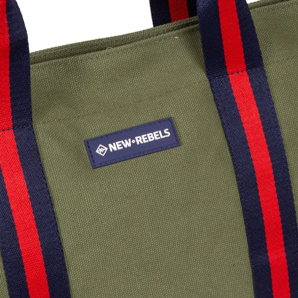 New Rebels ® Stan - Canvas - Shopper - OlIVgrün Grün