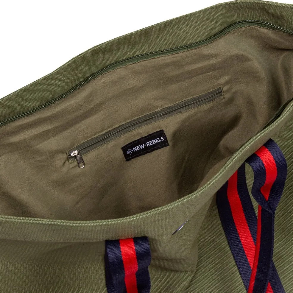New Rebels ® Stan - Canvas - Shopper - OlIVgrün Grün