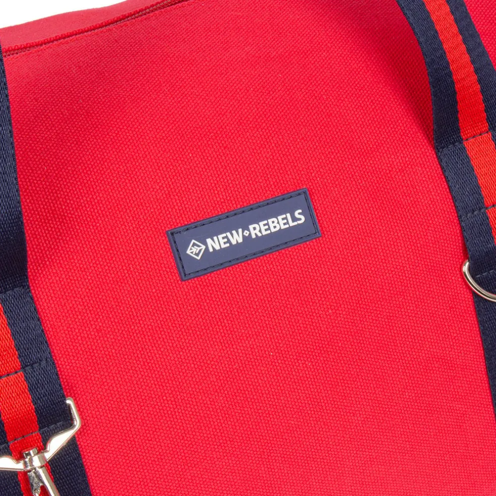 New Rebels ® Stan - Canvas - Sport Bag - Weekend Bag - Rot