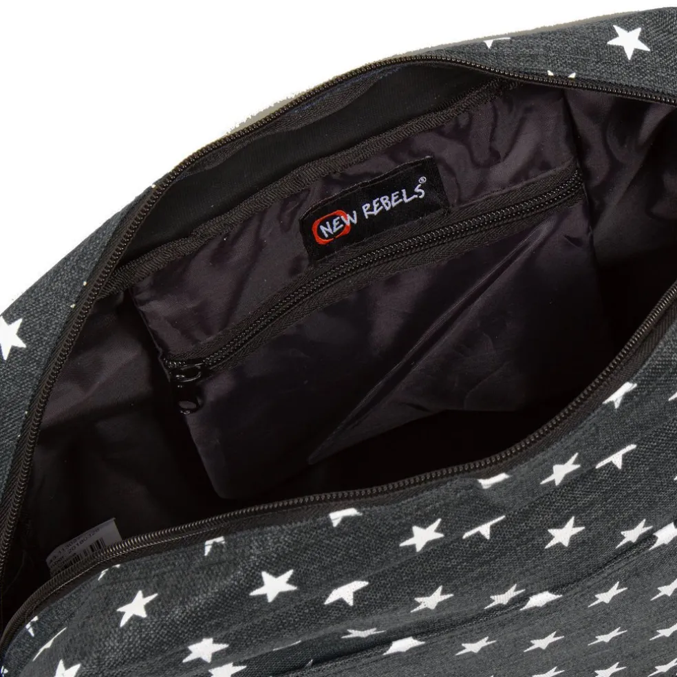 New Rebels ® Star25 Range A5 Schwarz Mit Stars