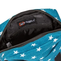 New Rebels ® Star Range Small Mit Überschlag Blau Mit Stars