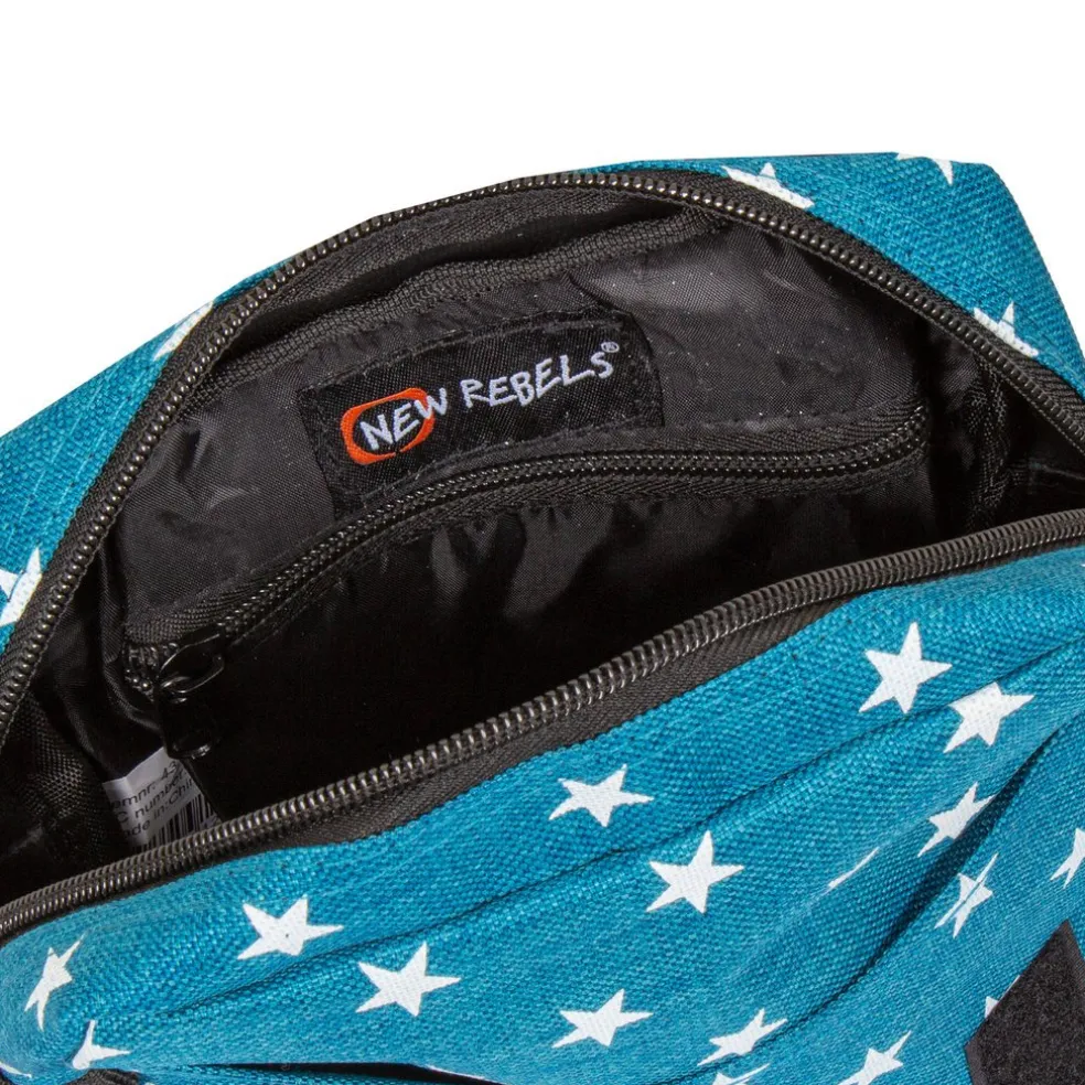 New Rebels ® Star Range Small Mit Überschlag Blau Mit Stars