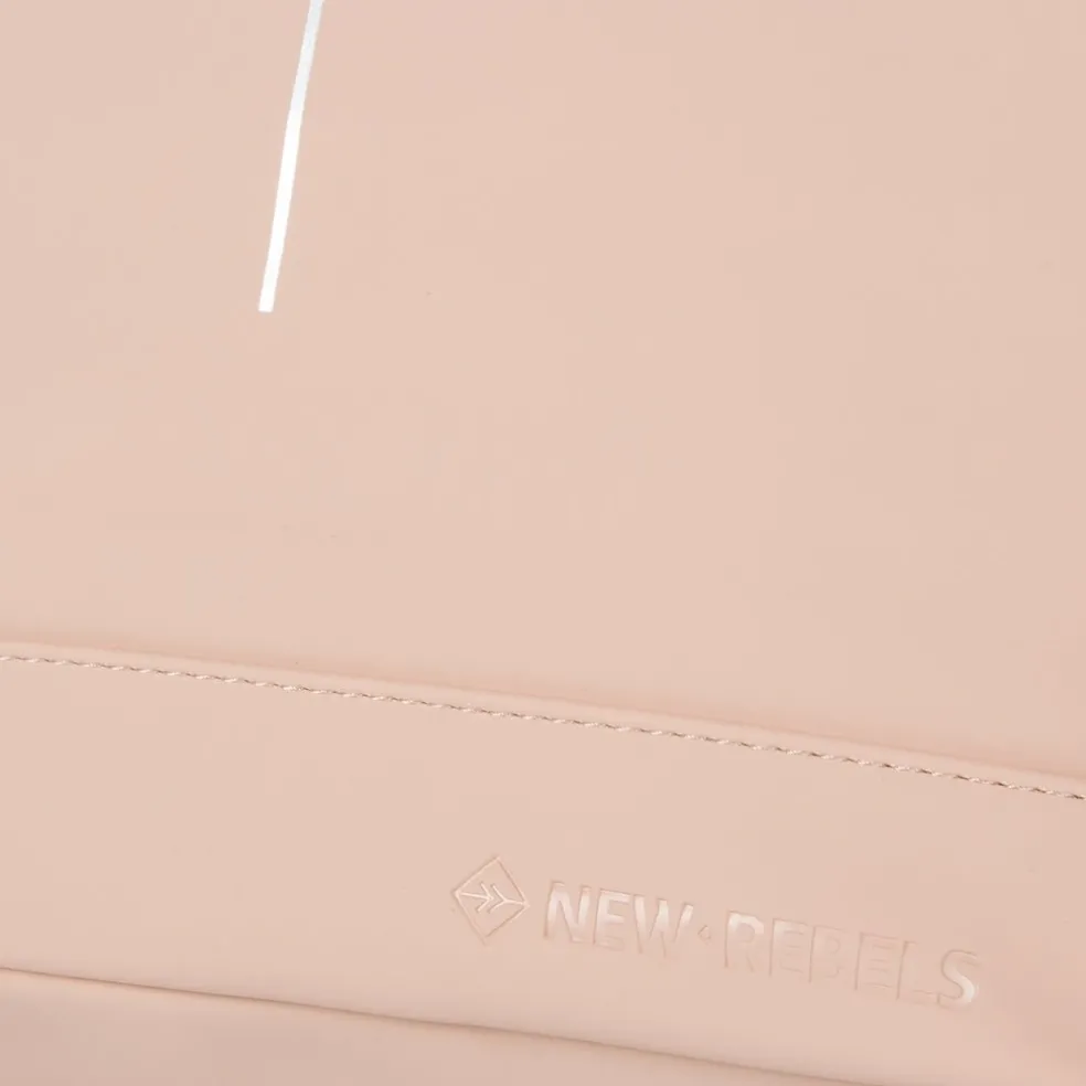 New Rebels ® Tim - Rolltop - Rucksack - Wasserfest - Soft Rosa/Lila