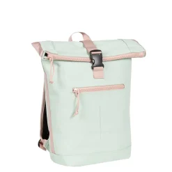New Rebels ® Tim - Rolltop - Rucksack - Wasserfest - Mint/Soft Rosa