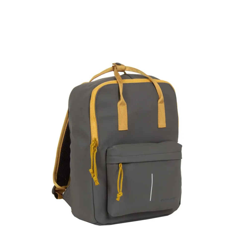 New Rebels ® Tim - Rucksack - Wasserfest - Anthrazit/Gelb IV