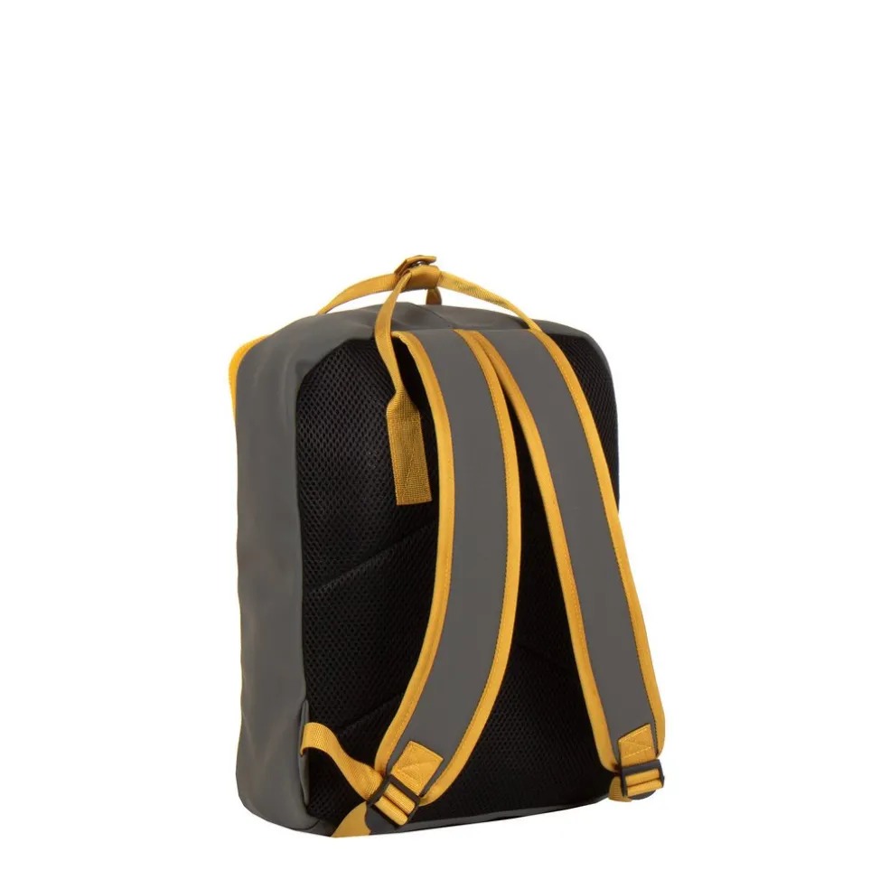 New Rebels ® Tim - Rucksack - Wasserfest - Anthrazit/Gelb IV