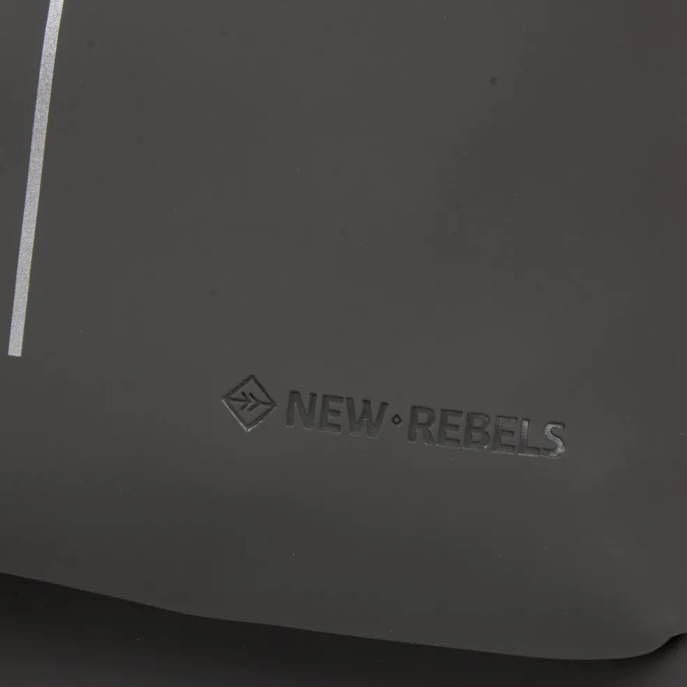 New Rebels ® Tim - Rucksack - Wasserfest - Anthrazit/Gelb IV