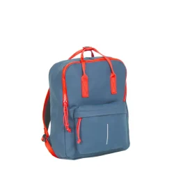 New Rebels ® Tim - Rucksack - Wasserfest - Blau/Rot  IV
