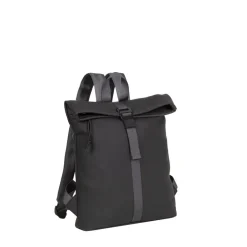 New Rebels ® Tim Rolltop Rucksack Klein Schwarz/Grau