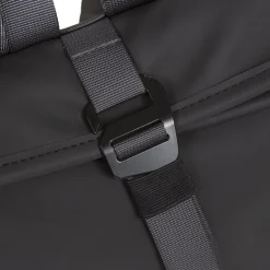 New Rebels ® Tim Rolltop Rucksack Klein Schwarz/Grau