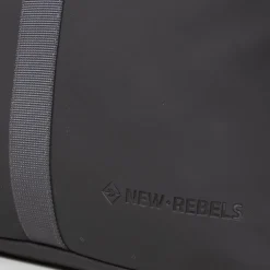 New Rebels ® Tim Rolltop Rucksack Klein Schwarz/Grau