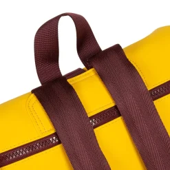 New Rebels ® Tim Rolltop Rucksack Small Gelb/Burgundy