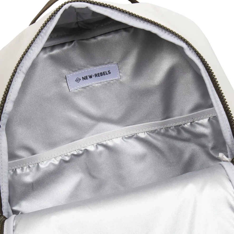 New Rebels ® Tim Rucksack Wasserabweisend Beige/OlIV