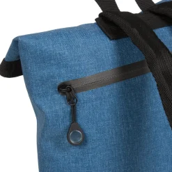 New Rebels ® Vepo - Rolltop - Rucksack - Wasserdicht - 7 Liter - Rugtas -  -  Blau