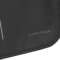 New Rebels ® William - Umhängetasche - Schwarz 10L - Wasserabweisend