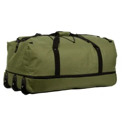 New Rebels Airmont Newark Olive110L Rollbarer Trolley Reisetasche Wasserabweisend