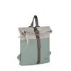 New Rebels Backham Los Angeles Salie Grün 7L Rolltop Rucksack Wasserabweisend