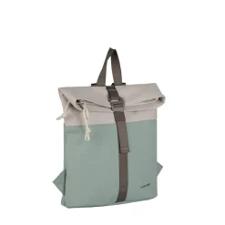 New Rebels Backham Los Angeles Salie Grün 7L Rolltop Rucksack Wasserabweisend
