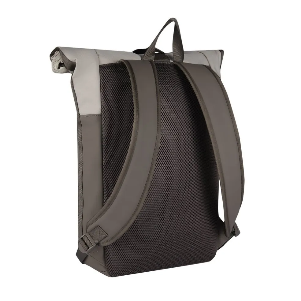 New Rebels Backham New York Taupe 21L Rolltop Wasserabweisend Laptop 15.6"