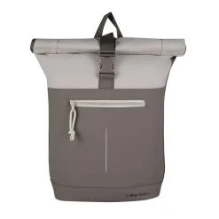New Rebels Backham New York Taupe 21L Rolltop Wasserabweisend Laptop 15.6
