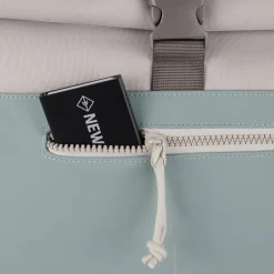 New Rebels Backham New York Salie Grün 21L Rolltop Wasserabweisend Laptop 15.6