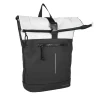 New Rebels Backham New York Schwarz Reflexion 21L Rolltop Wasserabweisend Laptop 15.6"