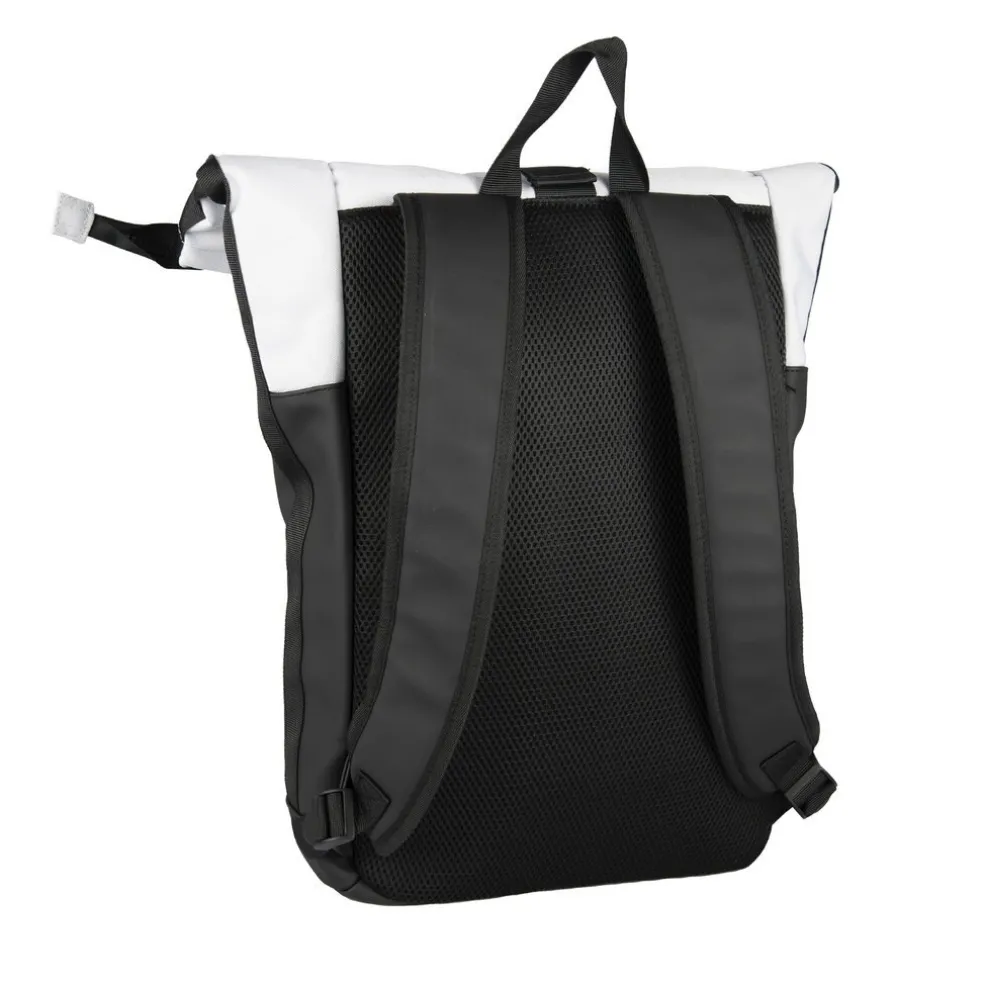 New Rebels Backham New York Schwarz Reflexion 21L Rolltop Wasserabweisend Laptop 15.6"
