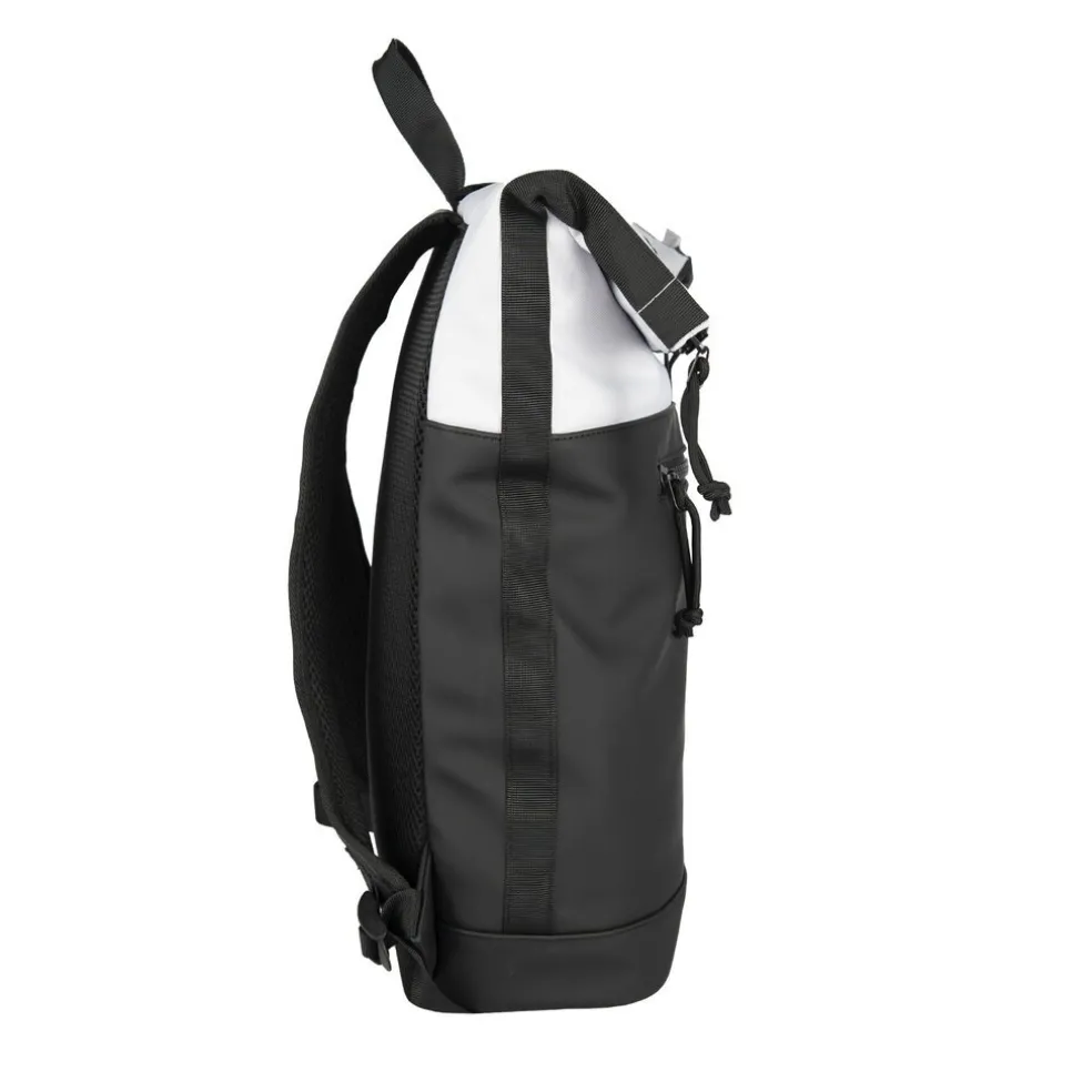 New Rebels Backham New York Schwarz Reflexion 21L Rolltop Wasserabweisend Laptop 15.6"