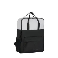 New Rebels Backham Springfield Schwarz Reflexion 16L Rucksack Wasserabweisend Laptop 14"