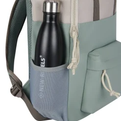 New Rebels Backham Springfield  Salie Grün 16L Rucksack Wasserabweisend Laptop 14
