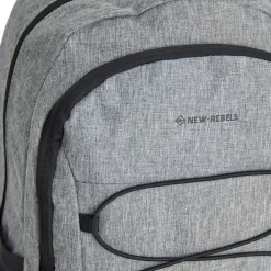 New Rebels Barto Waltham Anthrazit 25L Rucksack Wasserabweisend Laptop 15.6