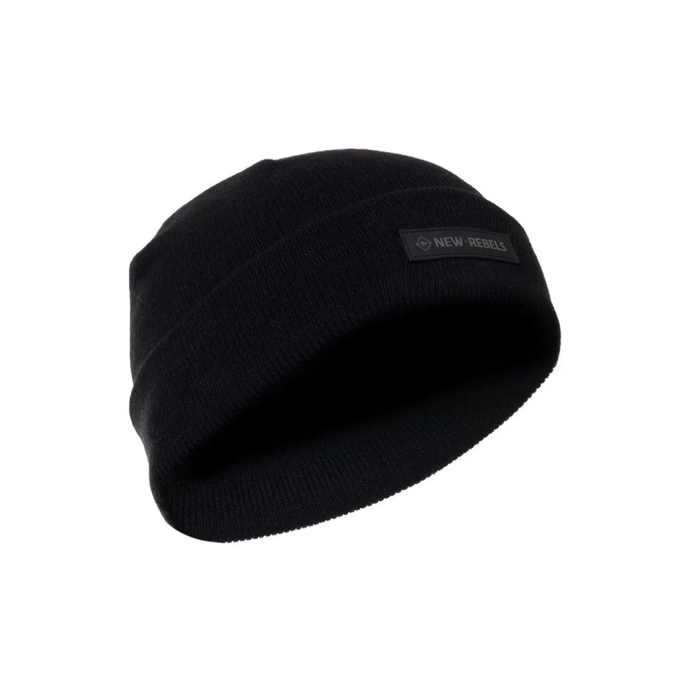 New Rebels Beanie Unisex Schwarz