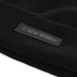 New Rebels Beanie Unisex Schwarz