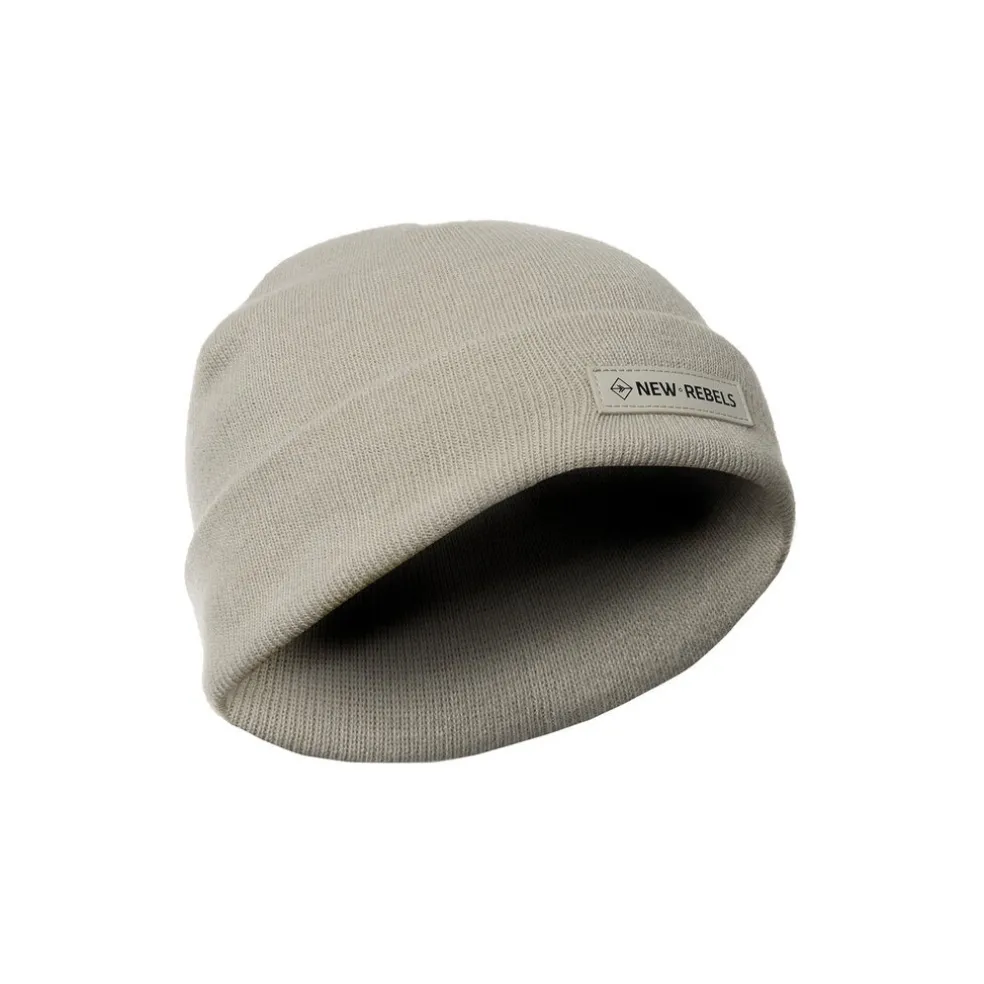 New Rebels Beanie Unisex Beige