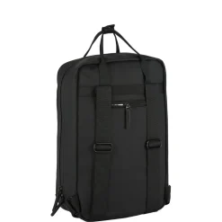 New Rebels Bowie Cape Coral Schwarz 14L Rucksack Reflektion Wasserabweisend Laptop 13"