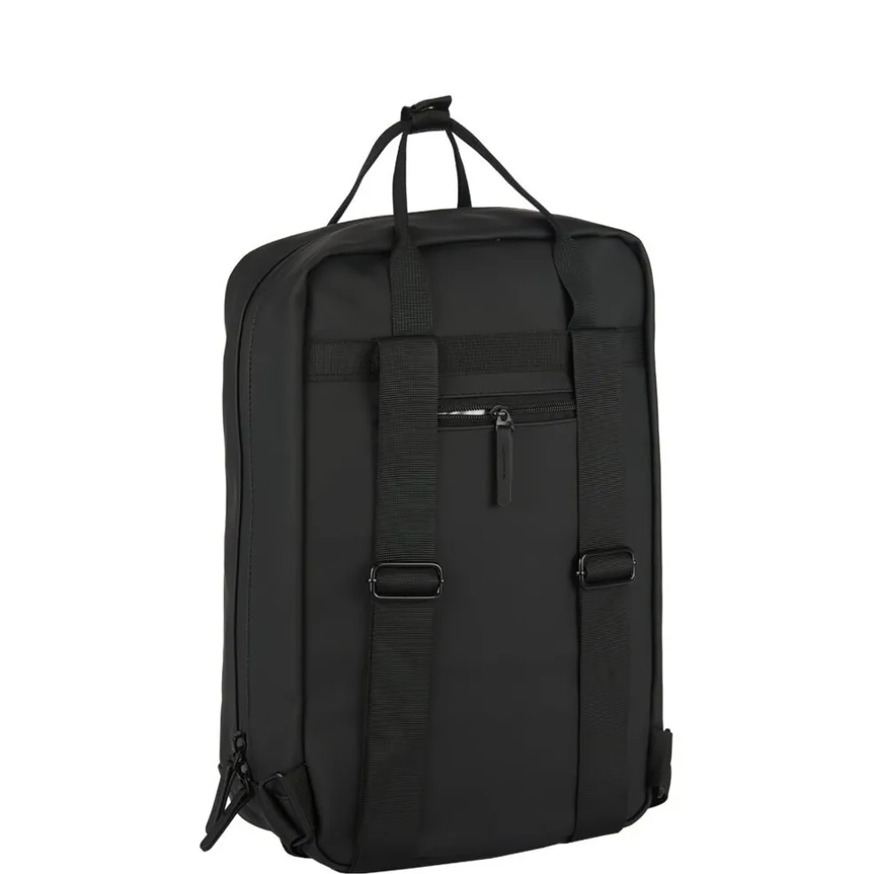 New Rebels Bowie Cape Coral Schwarz 14L Rucksack Reflektion Wasserabweisend Laptop 13"