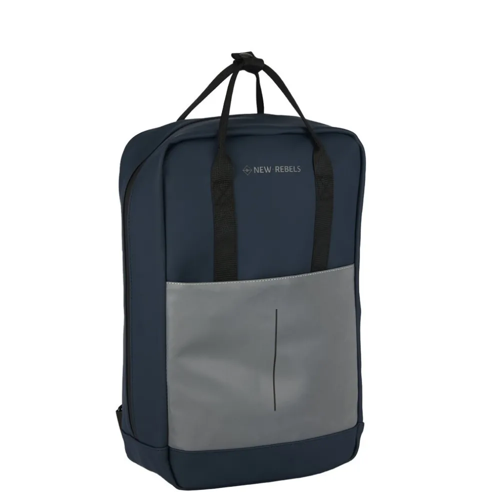 New Rebels Bowie Cape Coral Marineblau 14L Rucksack Reflektion Wasserabweisend Laptop 13"
