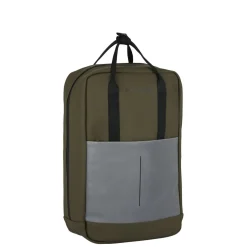 New Rebels Bowie Cape Coral Olive Grün 15L Rucksack Reflektion Wasserabweisend Laptop 13.3